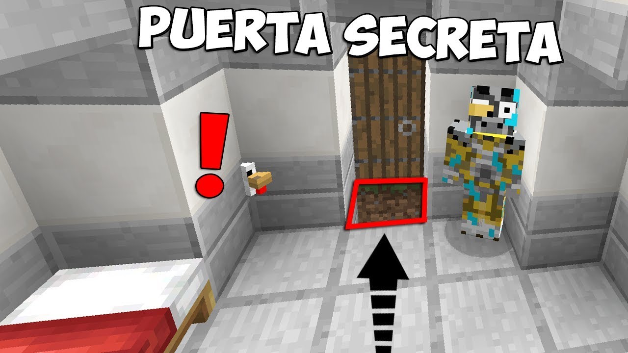 PUERTAS SECRETAS TROLL EN MINECRAFT | BROMA EPICA Y TRAMPA