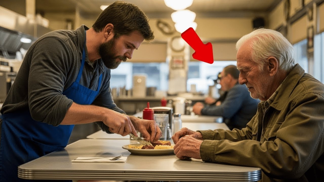 Single Dad Helped a Disabled Veteran at a Diner — He Didn’t Know Who He Was