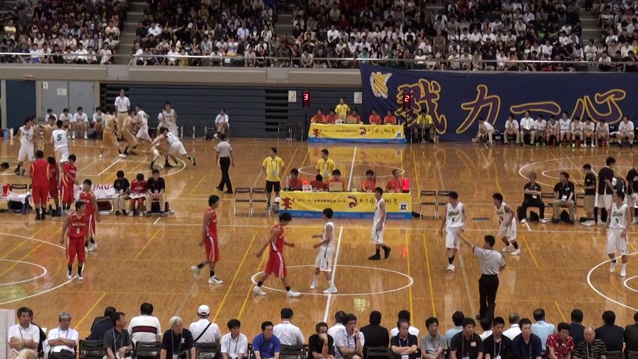 2014年IH バスケットボール 男子 1回戦 前橋育英（群馬）×瀬田工（滋賀）  2