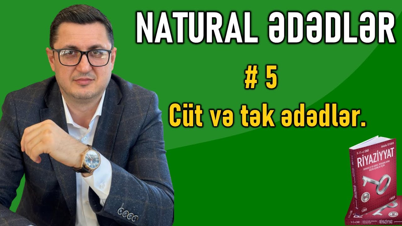 ✅ BURAXILIŞ / QƏBUL İMTAHANI #5 Cüt və tək ədədlər.