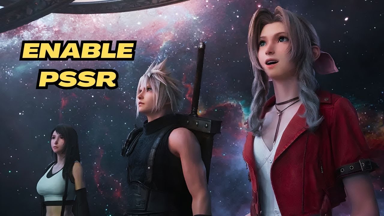 Turn on PSSR in Final Fantasy VII Rebirth (PS5 Pro)