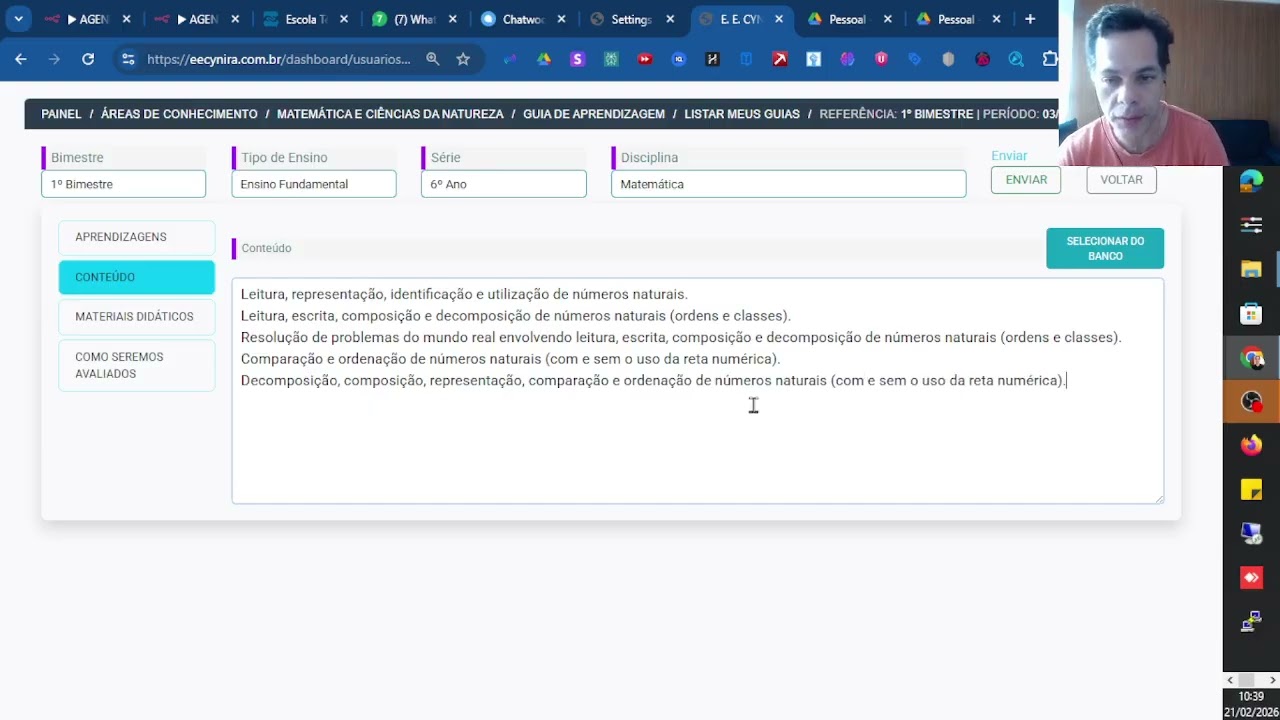 Como criar o Guia de Aprendizagem nova versão.
