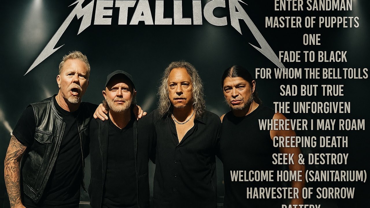 Slow Rock Live Concert Experience | Guitar Riffs, Best Metallica & Emo Rock Playlist Nonstop