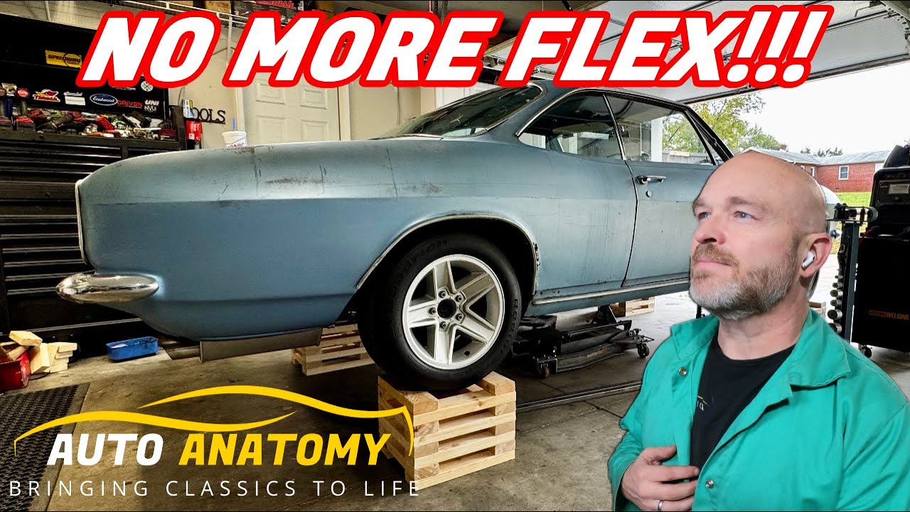 No more flex!   Subframe connectors for the FLOODED 1965 Corvair!