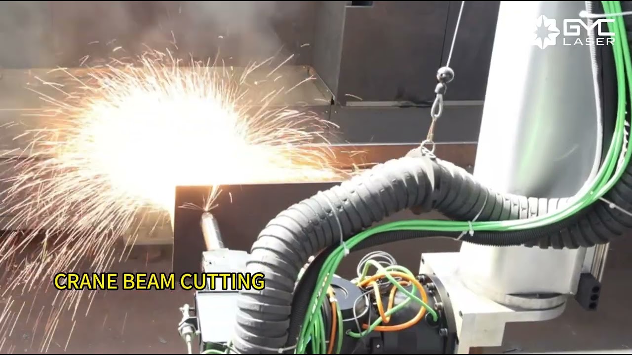 Multi-Function Laser Cutting Machine for Crane Beam Cutting