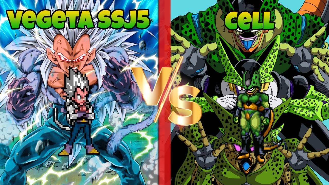 Jump Force MUGEN Vegeta SSJ5 vs Cell