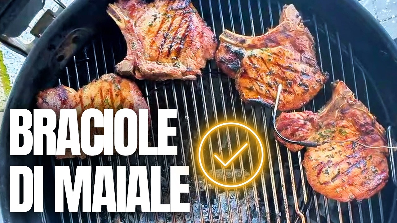 🔥BRACIOLE DI MAIALE ALLA GRIGLIA: Tenere, Succose e Super Saporite! 🐷