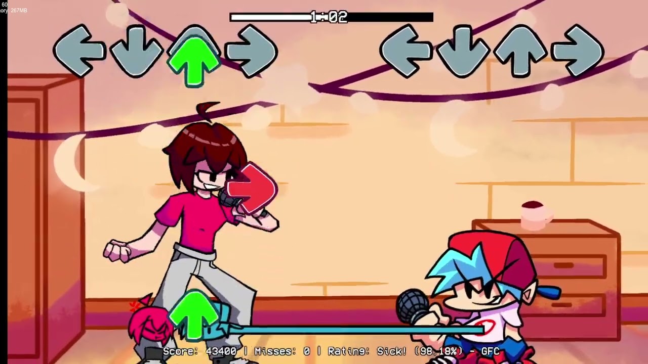 Friday Night Funkin VS Мария (@Abulya_alya) V1 прохождение