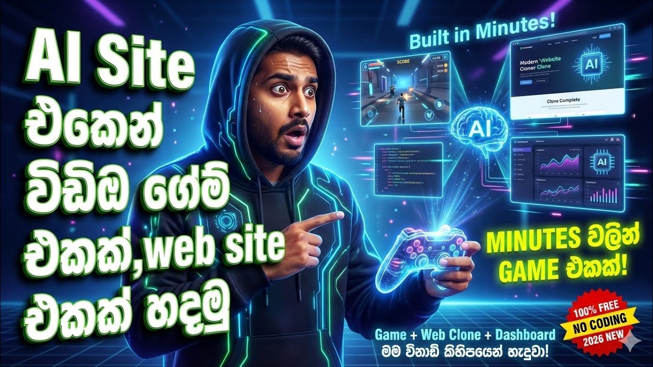 සල්ලි හොයන්න පුළුවන් සුපිරි AI Tool එකක්! Kimi 2.5 Sinhala Tutorial...(2026)