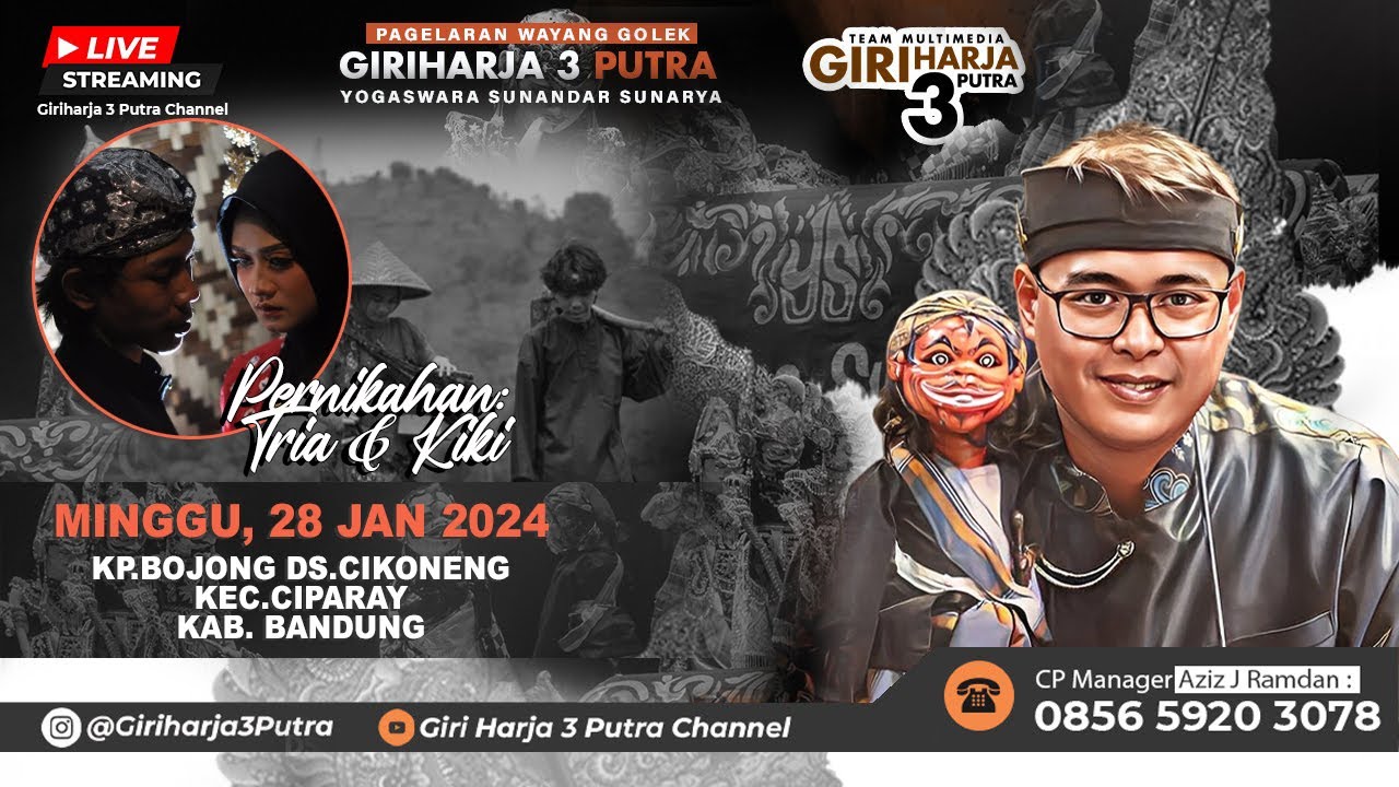 🔴LIVE LAKON : SADEWA RARABI || GIRIHARJA 3 PUTRA - YOGASWARA SUNANDAR | 28/01/24 #gh3p