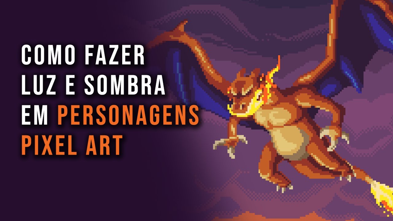 Faça luz e sombra em PERSONAGENS PIXEL ART! (na prática)