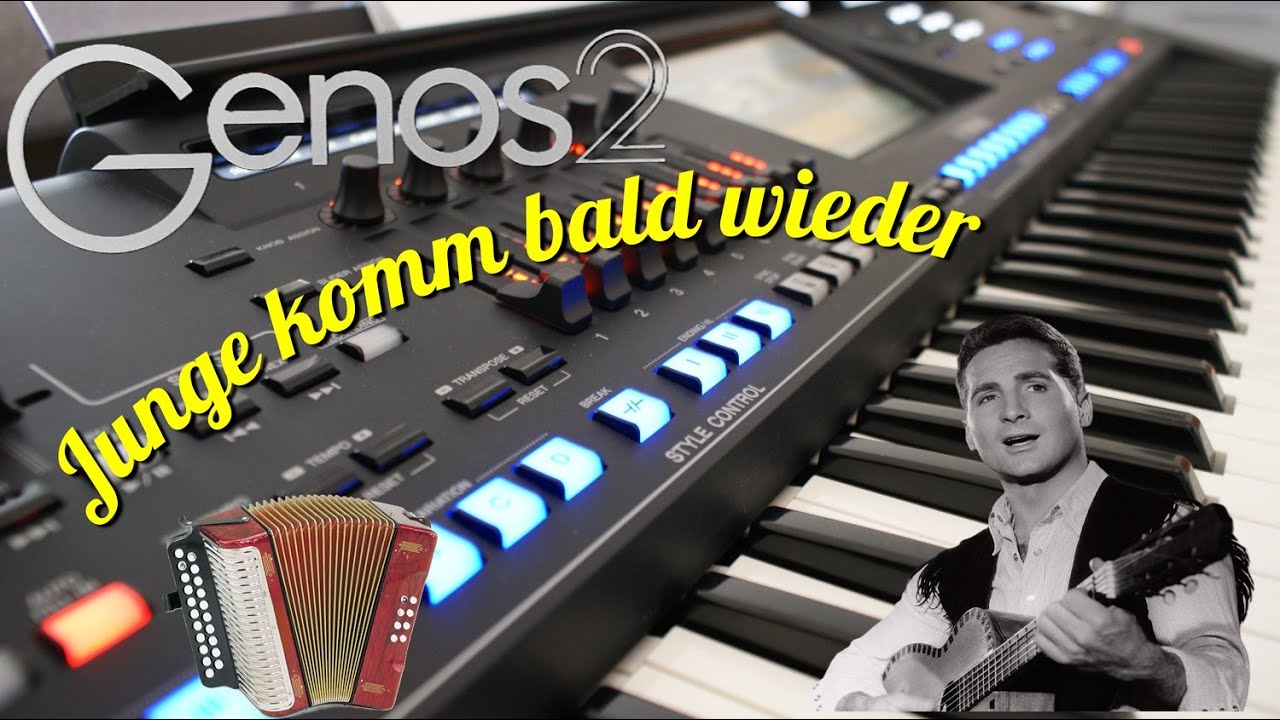 Junge komm bald wieder - Freddy Quinn - Cover on YAMAHA Genos2
