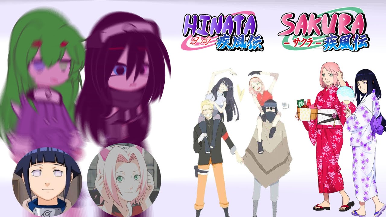 Team 7(Naomi)+ Emily+ Sakura & Hinata(ori)react Sakura&Hinata+Sasusaku&Naruhina (sorry for Naomi oc)