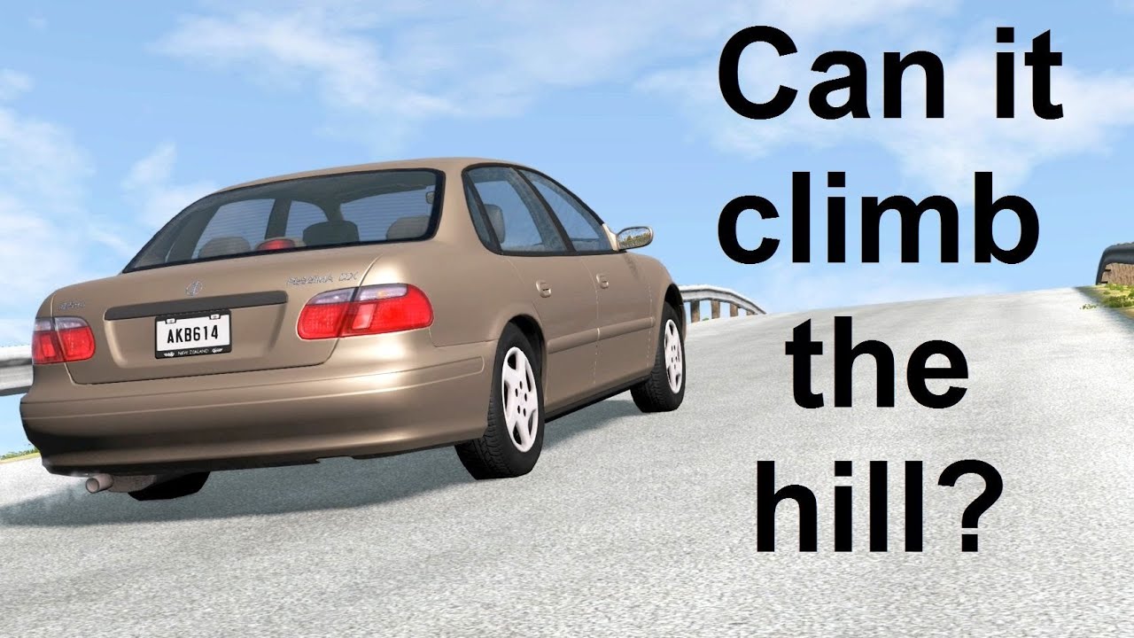 Steep Hill vs Cars At Idle! BeamNG. Drive