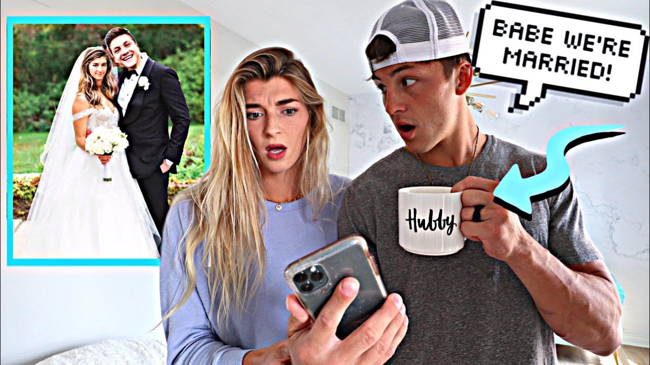 Convincing Her We're Married Prank *Cute Reaction*