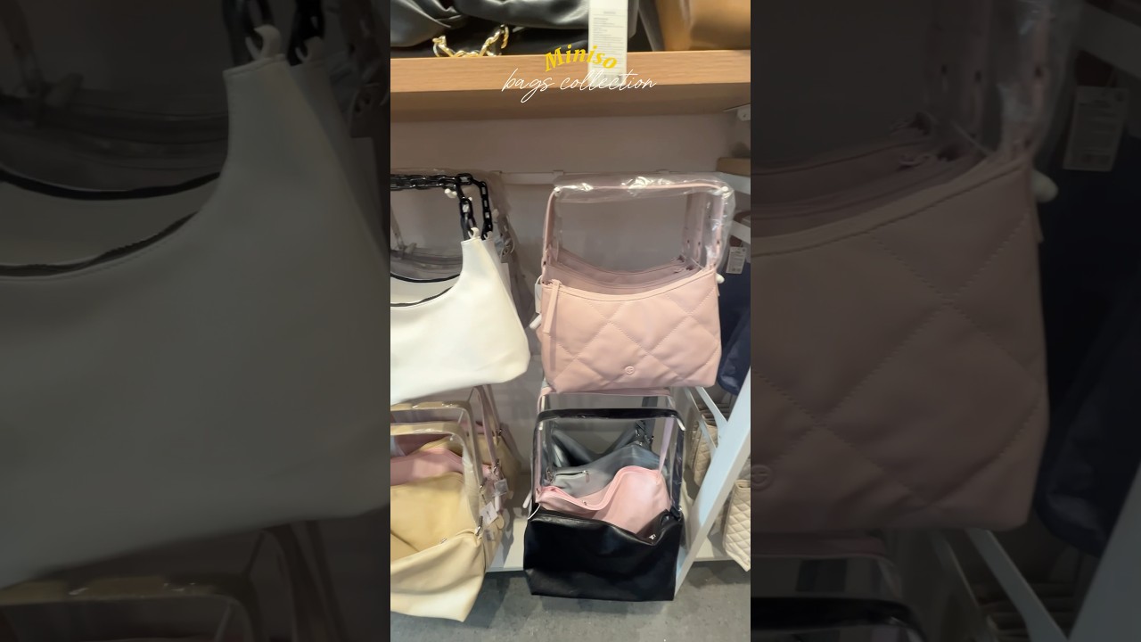 Miniso Bags Collection 🧳 part 2 #miniso #minisovlog #bagscollection #youtubeshorts