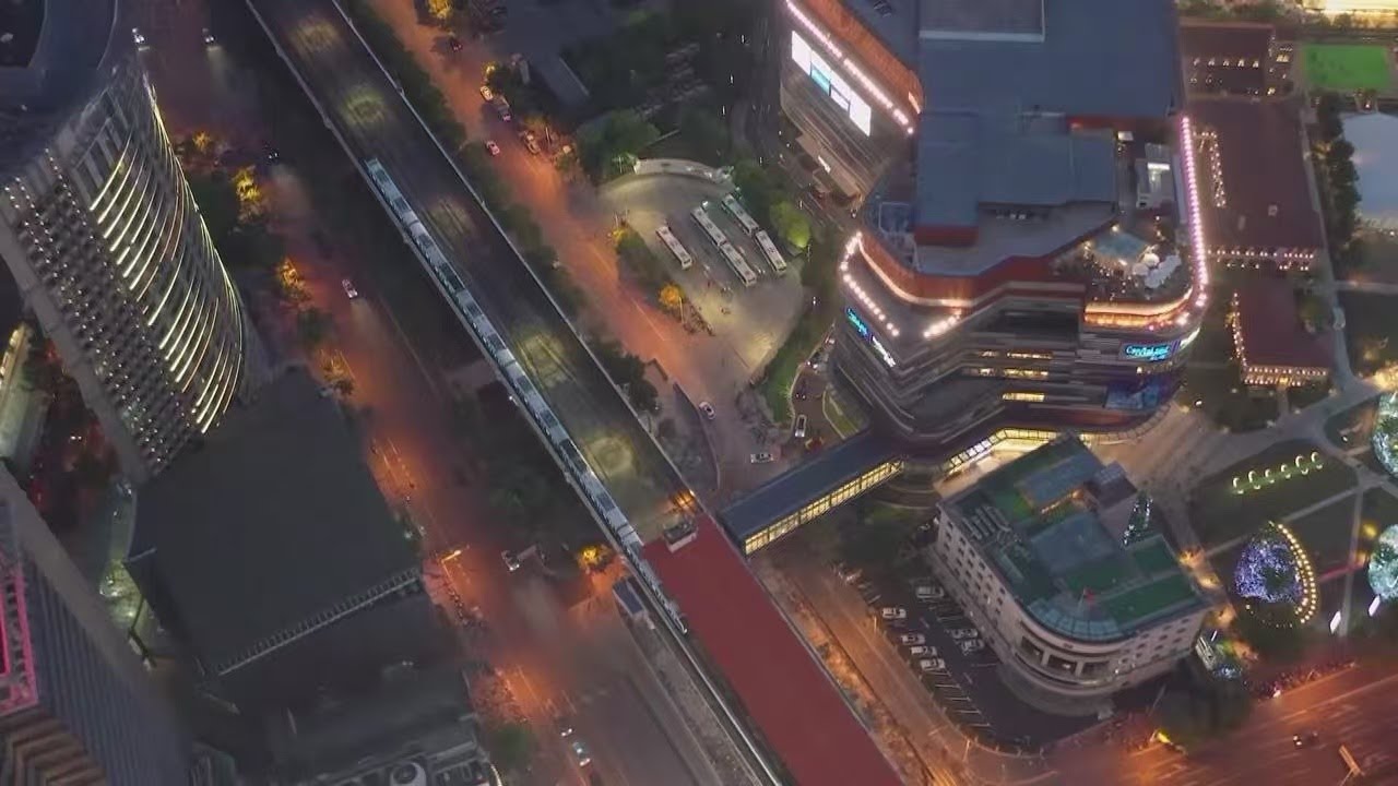 How metro system intersects with age-old buildings in China's Shanghai