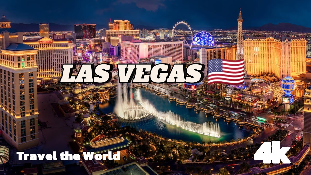 Las Vegas in 4K 🇺🇸 | Stunning Aerial Views of the Entertainment Capital of the World