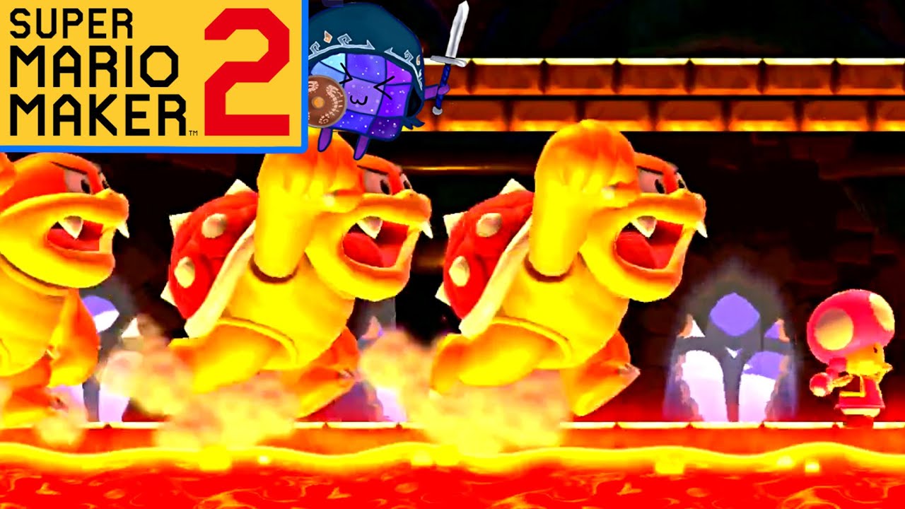 Toadette und die starken M&auml;nner! Super Mario Maker 2 Expert 16000+ Clears #685