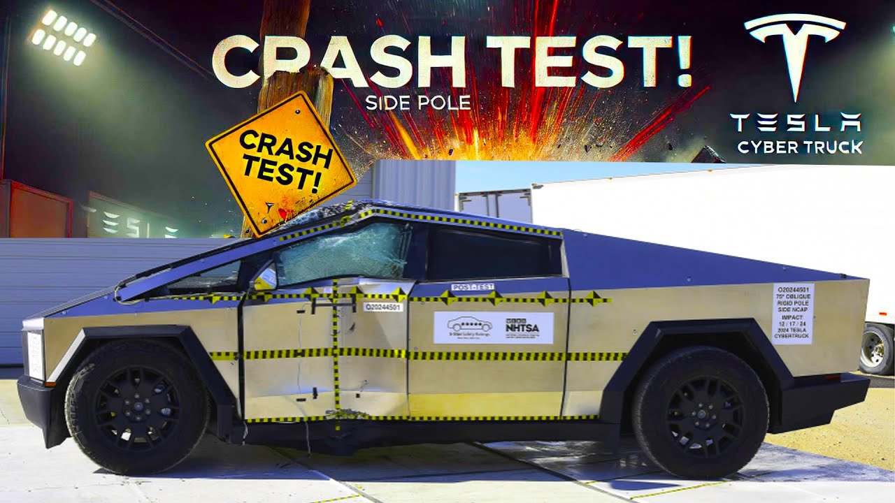 2025 Tesla Cybertruck Crash Tests: NHTSA Results review!