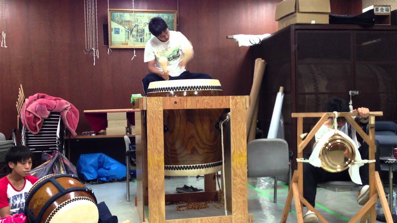 【陶器地区】辻之鳴り物練習【平成24年】