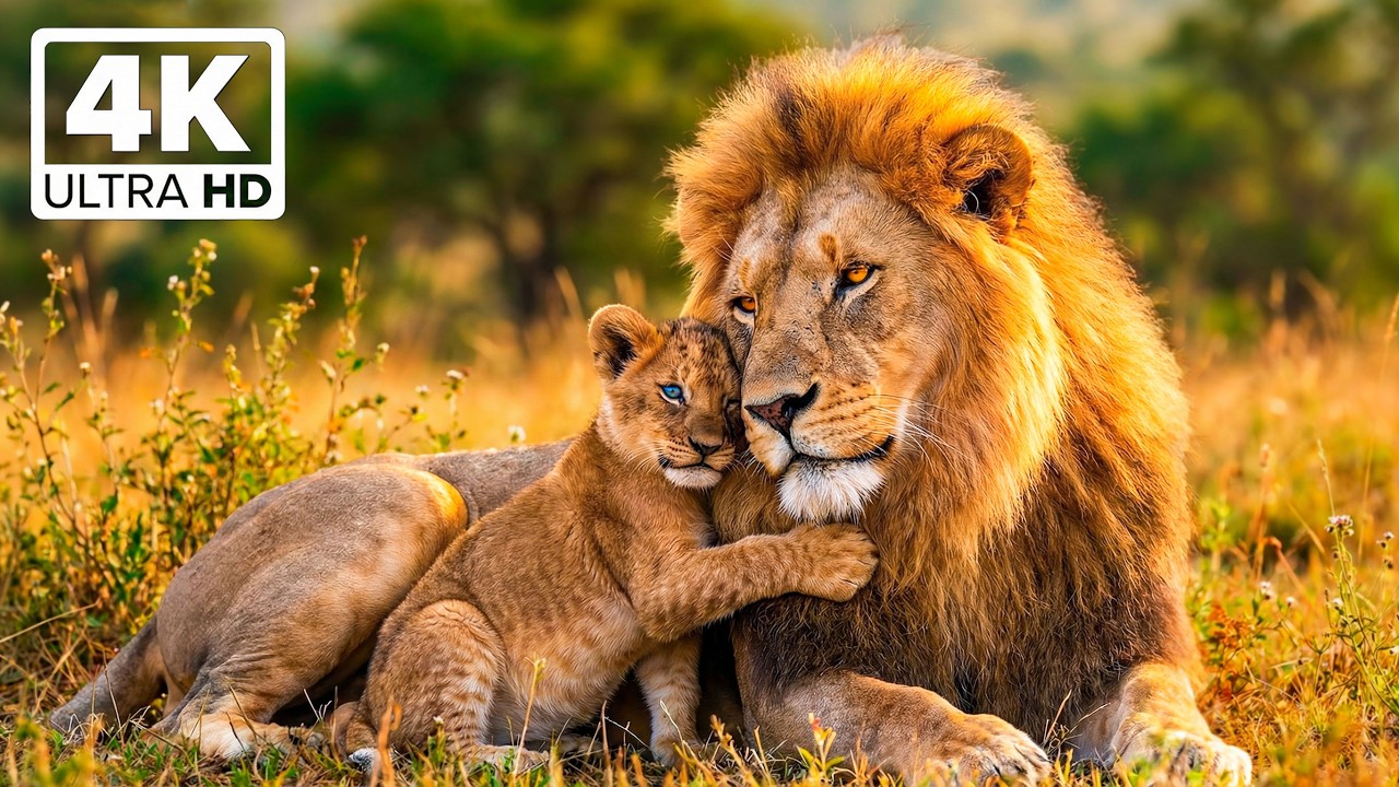 Adorable Baby African Animals | Peaceful Wildlife & Soothing Music 4K