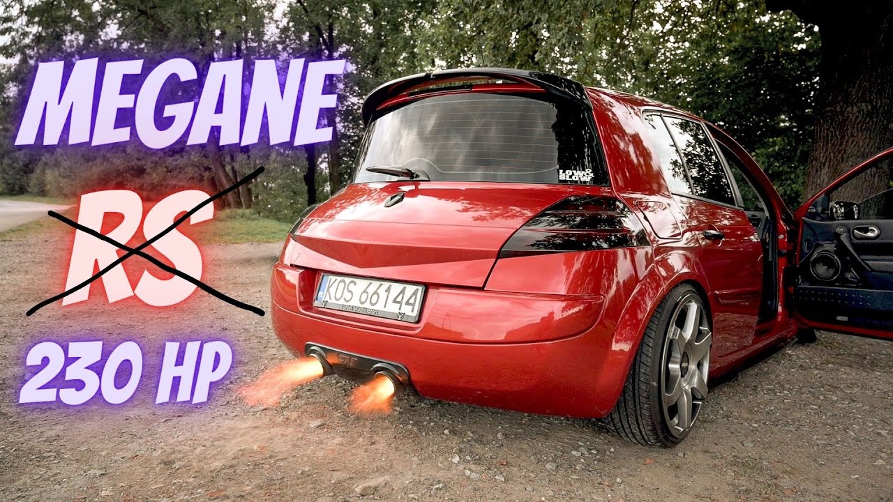 Tłusta sztuka! Pierwsze w Polsce RENAULT MEGANE 2 na pneumatyce!