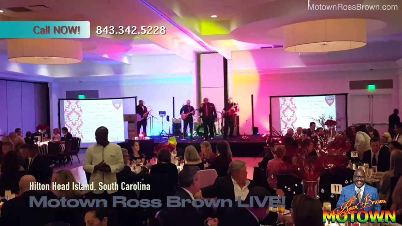 Motown Ross Brown LIVE! Gala on Hilton Head Island, South Carolina