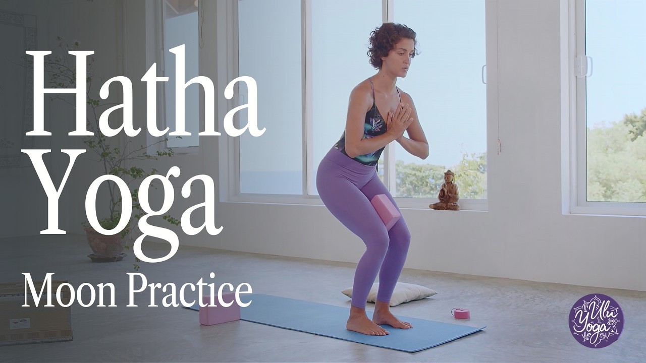 Tantric Hatha Yoga | 60 Minute Full-Length Grounding Moon Practice | Mantra Yoga (Ulu Yoga)