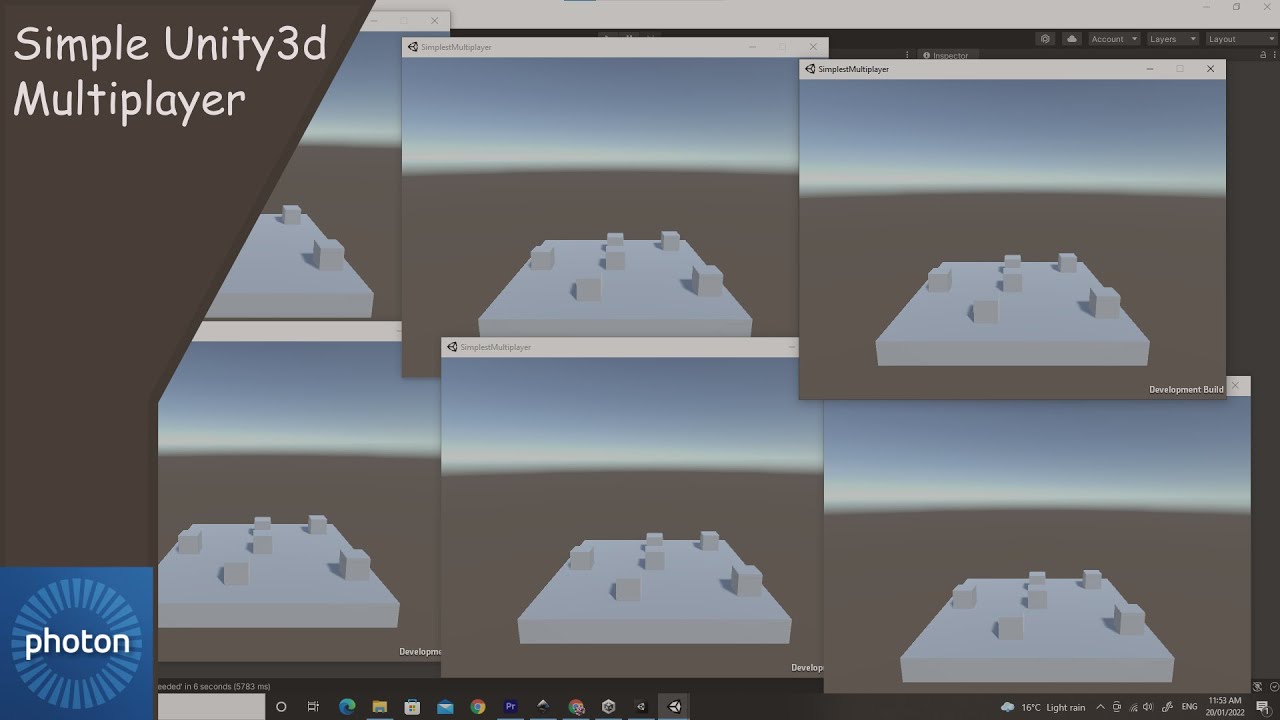 The Simplest Unity3d Multiplayer Tutorial Ever
