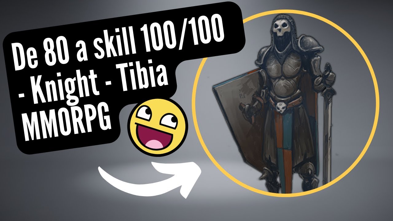 🔴De skill 80 a 100/100 -  caballero/Knight - Tibia
