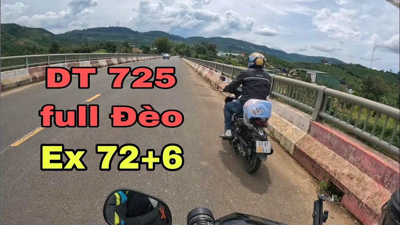 Đà Lạt săn mây không thành , bắt cua DT725 ex72+6 touring