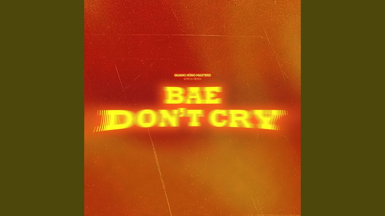 Bae Don't Cry (Remix)