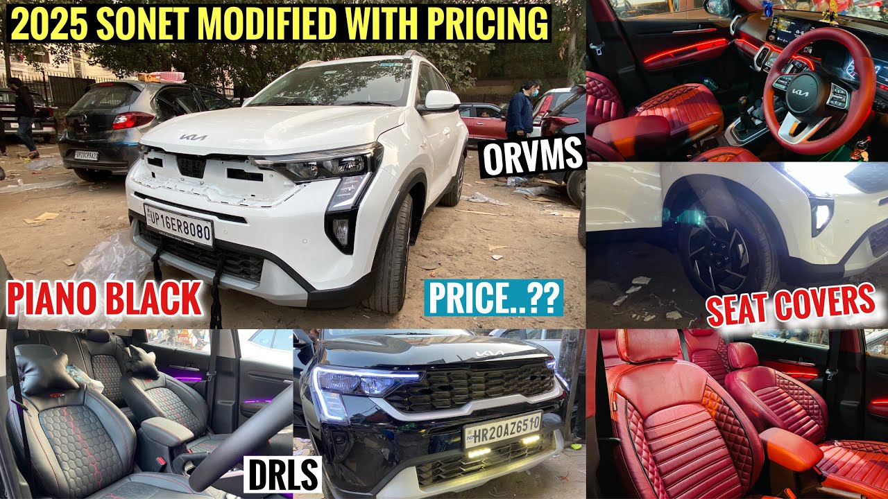 2025 KIA SONET HTK (O) MODIFIED WITH PRICING | KIA SONET MODIFICATIONS