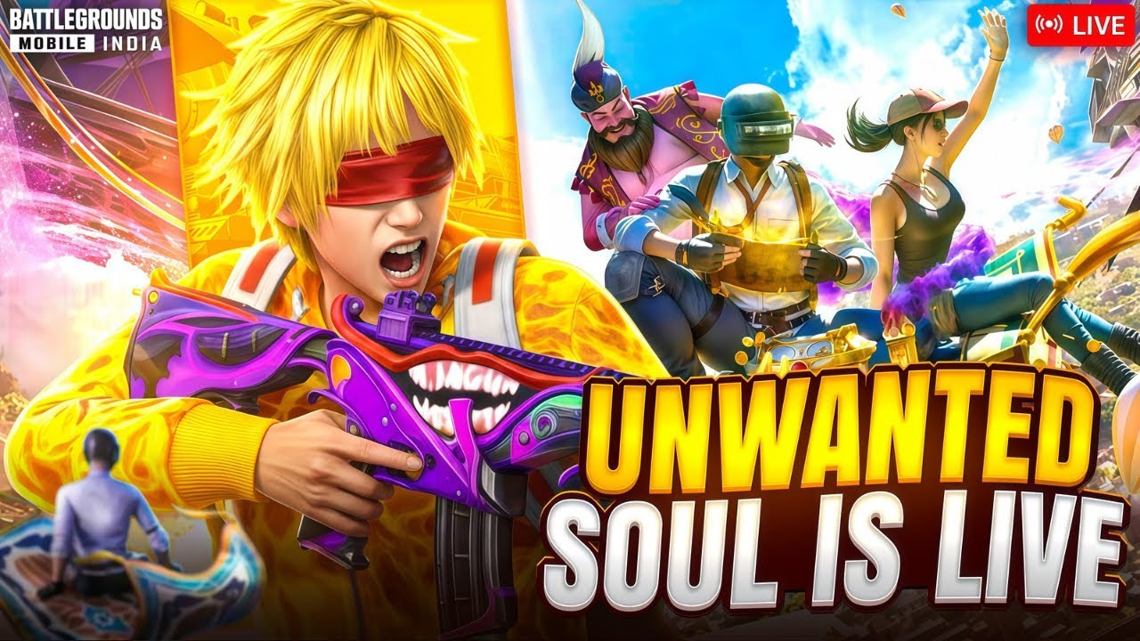Unwanted Soul is Live | Learning Gyro Day -6 | Soul is Live Bgmi LIVE