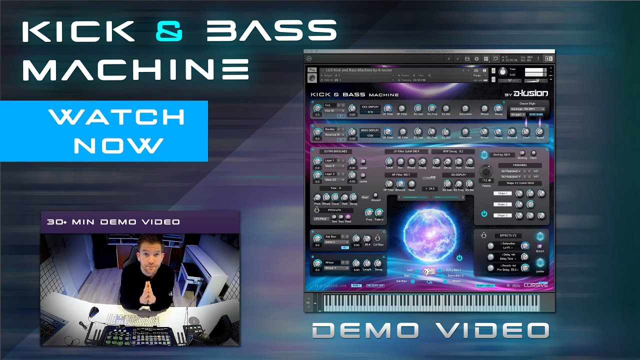 The Kick & Bass Machine - by A-lusion (Walkthrough Demo)