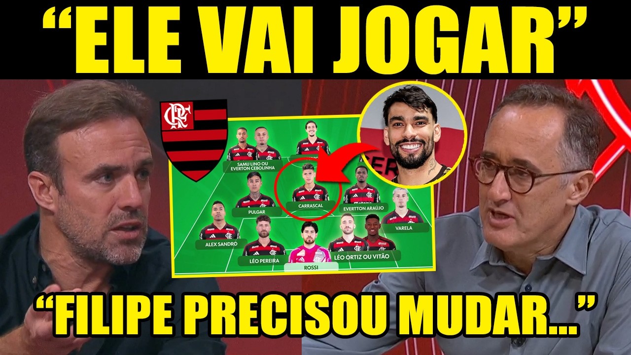 CHAMOU ATENÇÃO!! ROGER SE IMPRESSIONA COM PAQUETA NO JOGO DE HOJE FLAMENGO X CORINTHIANS