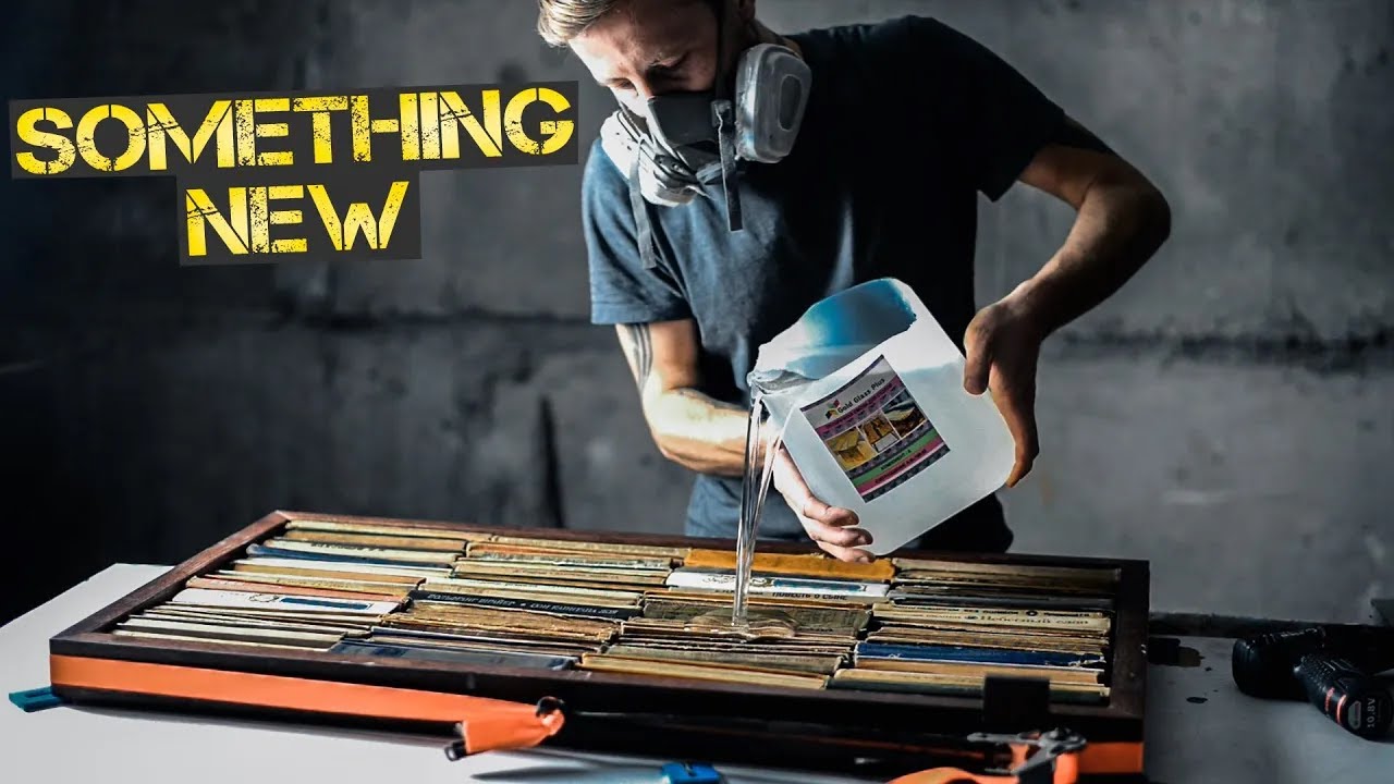 Epoxy Resin Table and Books