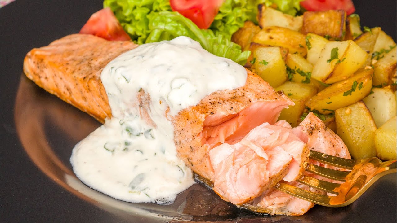 SALMÃO GRELHADO COM MOLHO DE ERVAS SUPER RÁPIDO | Cook'n Enjoy 830