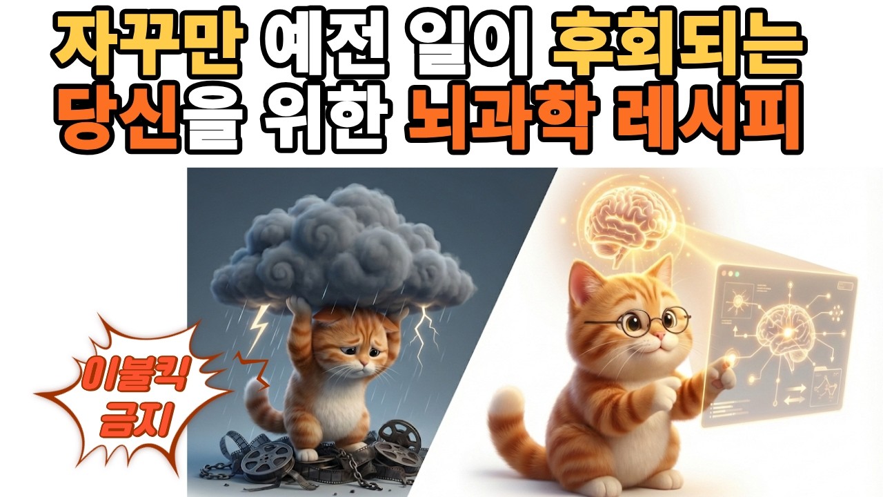 10분 만에 끝내는 후회 중독 탈출법: 뇌의 '업데이트 오류'를 고쳐드립니다