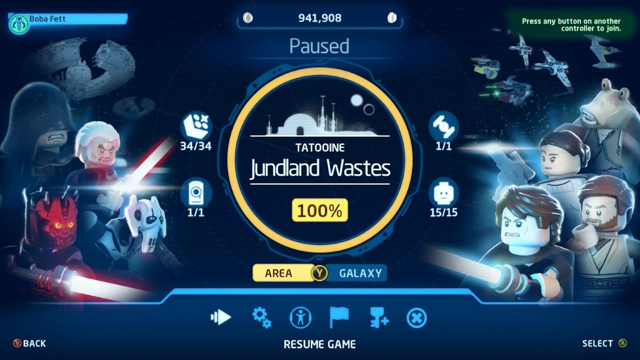 LEGO Star Wars The Skywalker Saga Jundland Wastes 100% Guide (All Collectibles)