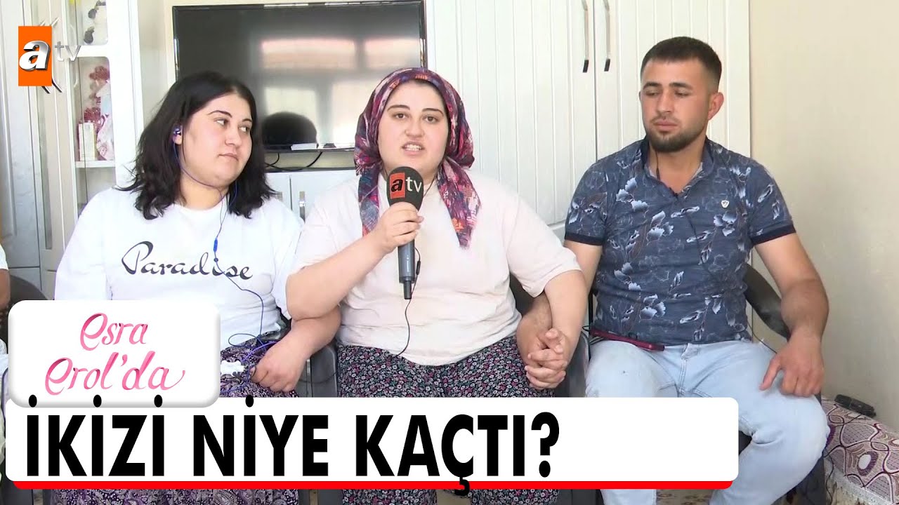 İkiz kardeşini de aldı sevgilisine kaçtı!  - Esra Erol'da