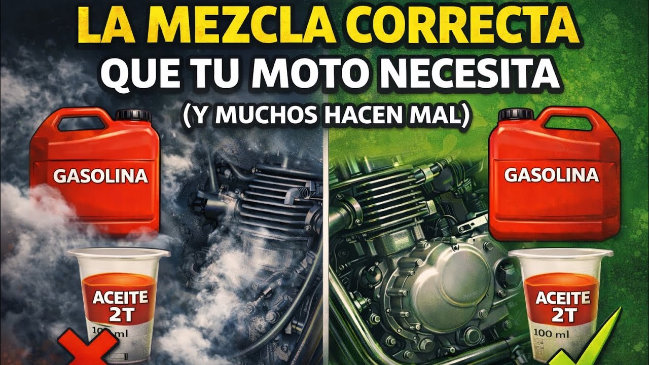 🔥Por Esto Tu Motor de Rompe!! Mira este video | Como hacer la Mezcla Correcta 