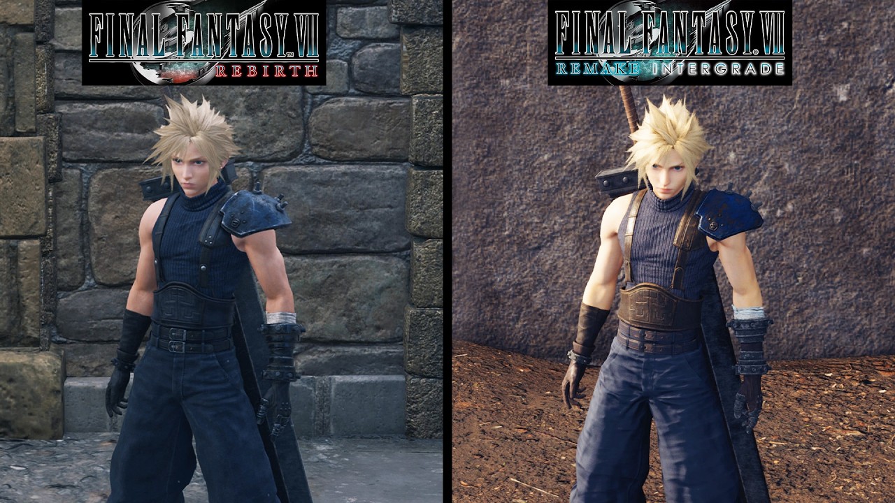 Final Fantasy 7 Rebirth PC vs Final Fantasy 7 Remake PC - Physics and Details Comparison