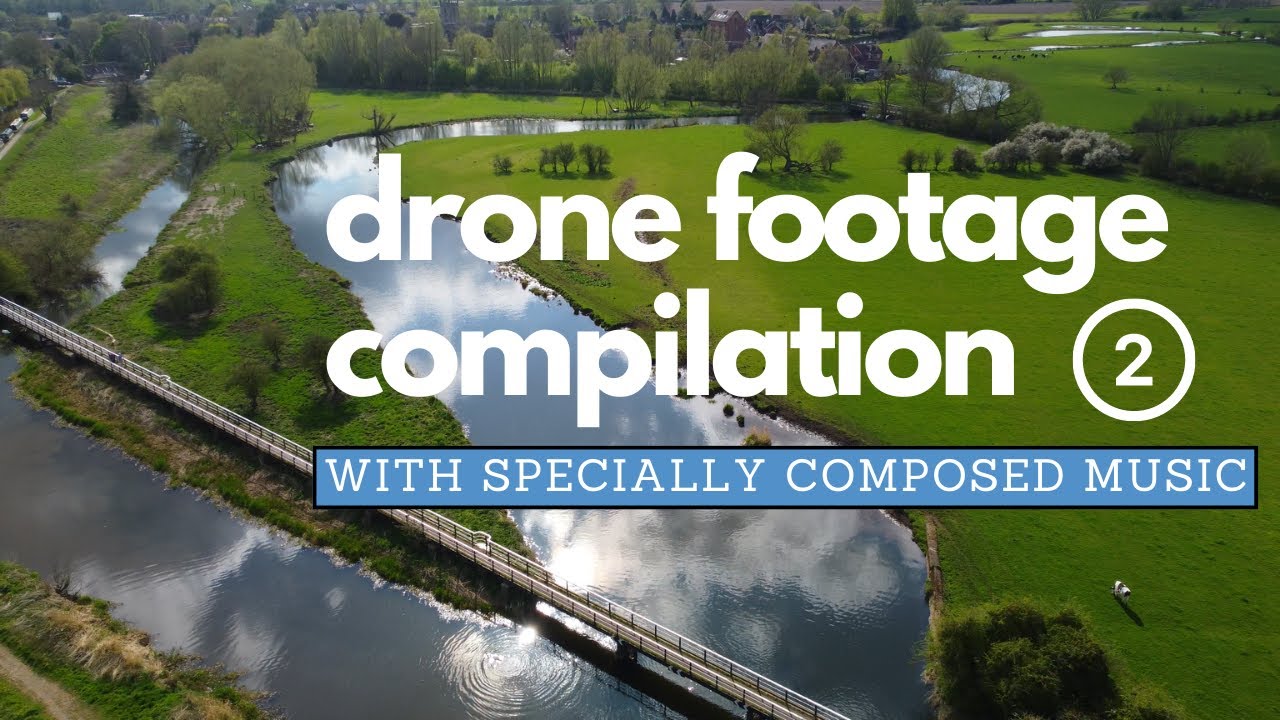 NEW! RELAXING Narrowboat Drone Footage Compilation.