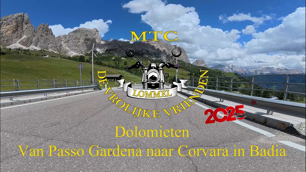 Passo Gardena naar Corvara in Badia 2025 van MTC De Vrolijke Vrienden