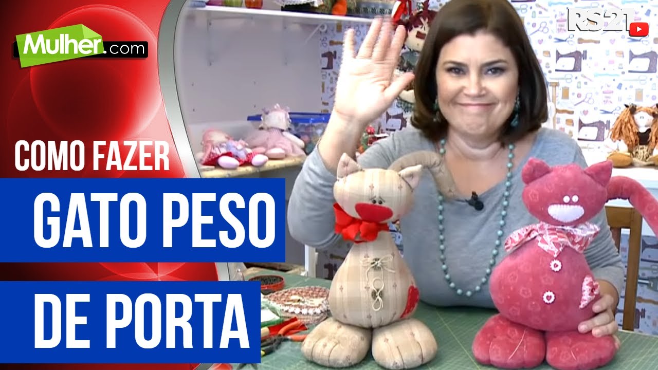 Mulher.com - 04/01/2016 - Gato peso de porta - Sara Sardim
