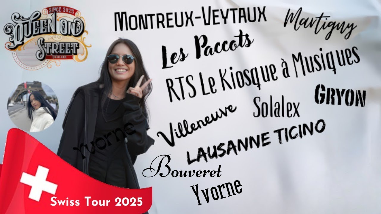 Queen On Street at Le Bouveret - 🇨🇭 Tour 2025 Live