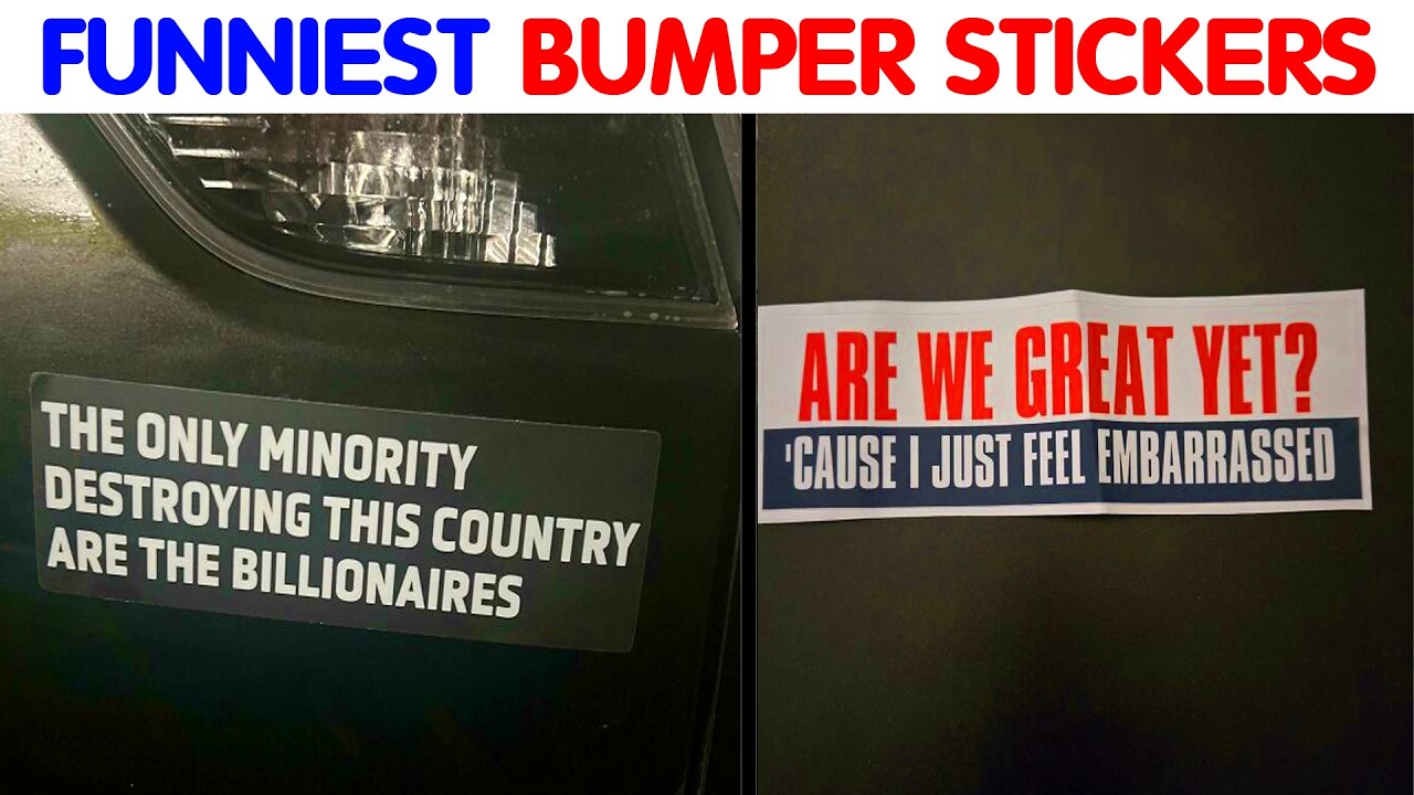 50 Wild Bumper Stickers That Turned Cars Into Social Media Profiles || Bear