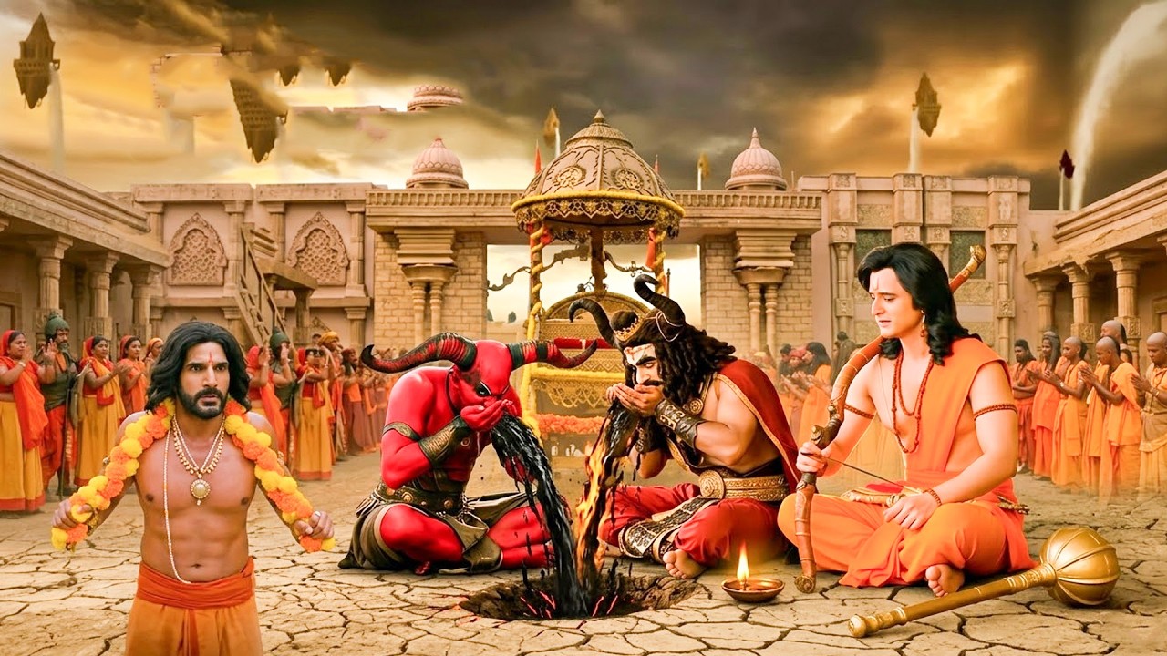 When Lord Rama performed a miracle on the battlefield&hellip; Mother Ganga appeared! | Shrimad Ramayan | #ram #ramayan